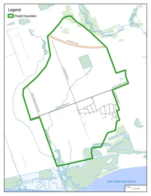 Map of Master Drainage Plan Study Area