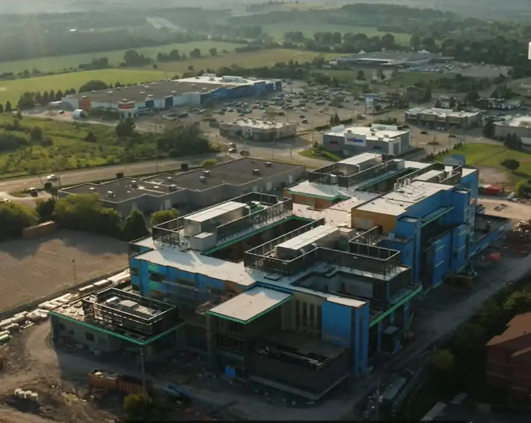 Rendering of Golden Plough Lodge and NCAM facility